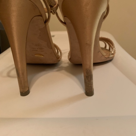 Sergio Rossi Crystal Embellished Strappy Sandals - Picture 8 of 15